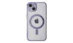 Newface iPhone 14 Plus Kılıf Magneticsafe Lazer Silikon - Mor