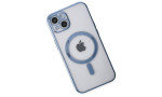 Newface iPhone 14 Plus Kılıf Magneticsafe Lazer Silikon - Sierra Blue