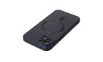 Newface iPhone 14 Plus Kılıf Moshi Lens Magneticsafe Silikon - Lacivert