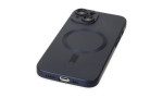 Newface iPhone 14 Plus Kılıf Moshi Lens Magneticsafe Silikon - Lacivert