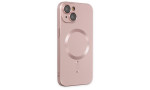 Newface iPhone 14 Plus Kılıf Moshi Lens Magneticsafe Silikon - Rose Gold