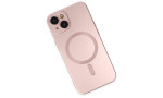 Newface iPhone 14 Plus Kılıf Moshi Lens Magneticsafe Silikon - Rose Gold