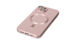 Newface iPhone 14 Plus Kılıf Moshi Lens Magneticsafe Silikon - Rose Gold