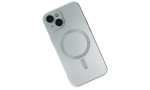 Newface iPhone 14 Plus Kılıf Moshi Lens Magneticsafe Silikon - Sierra Blue