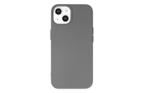 Newface iPhone 14 Plus Kılıf Nano içi Kadife Silikon - Gri