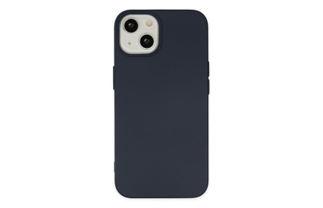 Newface iPhone 14 Plus Kılıf Nano içi Kadife Silikon - Lacivert