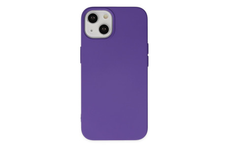 Newface iPhone 14 Plus Kılıf Nano içi Kadife Silikon - Mor