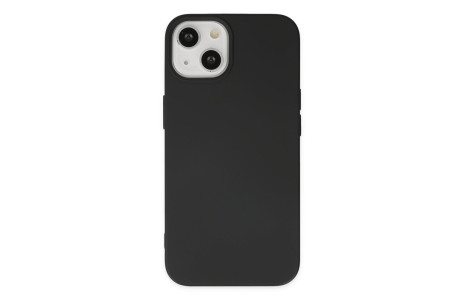 Newface iPhone 14 Plus Kılıf Nano içi Kadife Silikon - Siyah