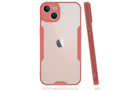 Newface iPhone 14 Plus Kılıf Platin Silikon - Pembe