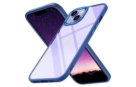 Newface iPhone 14 Plus Kılıf Power Silikon - Mavi