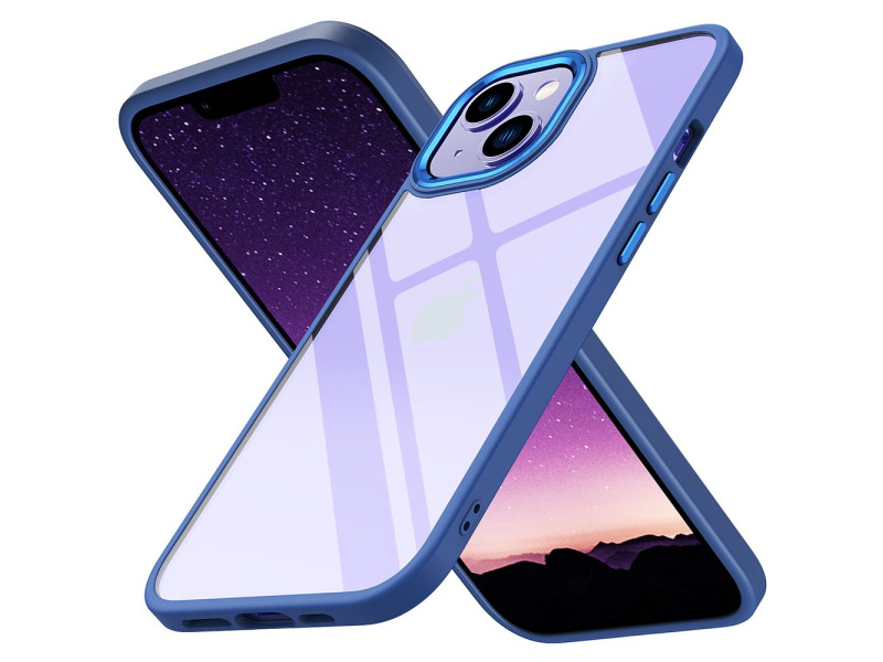 Newface iPhone 14 Plus Kılıf Power Silikon - Mavi