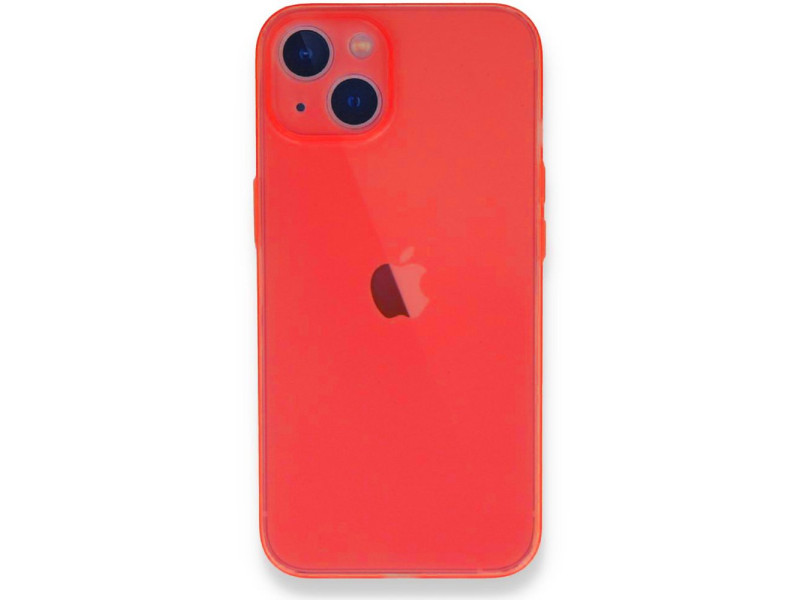 Newface iPhone 14 Plus Kılıf PP Ultra İnce Kapak - Kırmızı