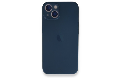 Newface iPhone 14 Plus Kılıf PP Ultra İnce Kapak - Mavi