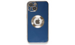 Newface iPhone 14 Plus Kılıf Store Silikon - Mavi