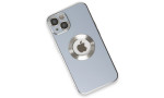 Newface iPhone 14 Plus Kılıf Store Silikon - Sierra Blue