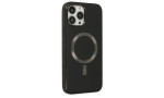 Newface iPhone 14 Pro Kılıf Coco Deri Magneticsafe Silikon - Siyah