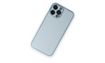 Newface iPhone 14 Pro Kılıf Coco Deri Silikon Kapak - Sky Blue