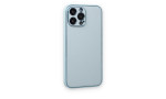 Newface iPhone 14 Pro Kılıf Coco Deri Silikon Kapak - Sky Blue
