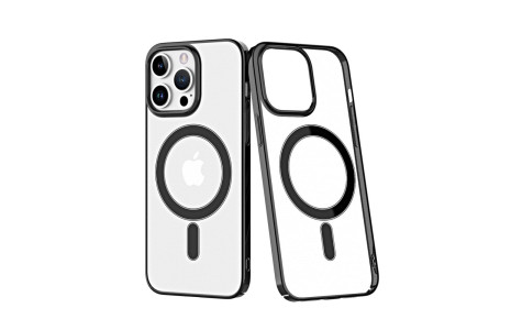 Newface iPhone 14 Pro Kılıf Element Magneticsafe Sert Kapak - Siyah
