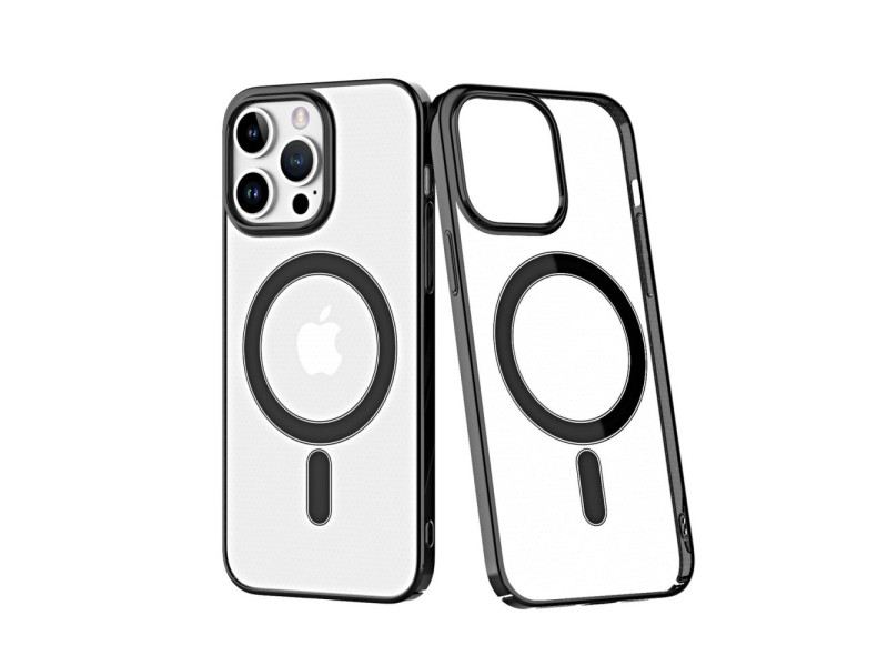 Newface iPhone 14 Pro Kılıf Element Magneticsafe Sert Kapak - Siyah
