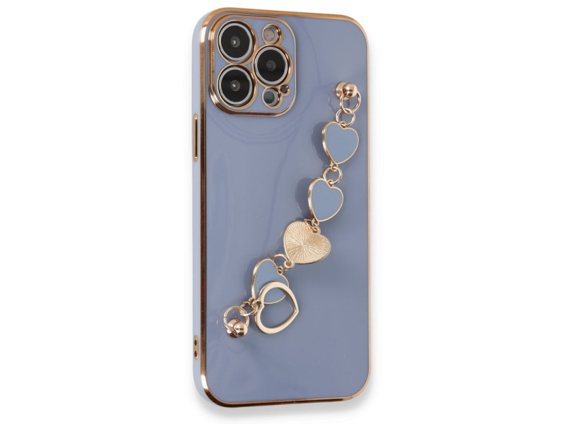 Newface iPhone 14 Pro Kılıf Esila Silikon - Gri