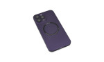 Newface iPhone 14 Pro Kılıf Jack Magneticsafe Lens Silikon - Mor