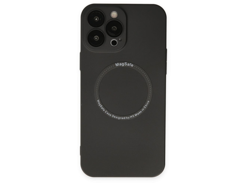 Newface iPhone 14 Pro Kılıf Jack Magneticsafe Lens Silikon - Siyah