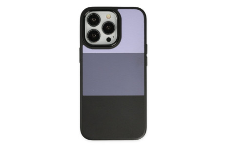 Newface iPhone 14 Pro Kılıf King Kapak - Lila-Siyah