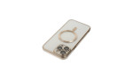 Newface iPhone 14 Pro Kılıf Kross Magneticsafe Kapak - Gold
