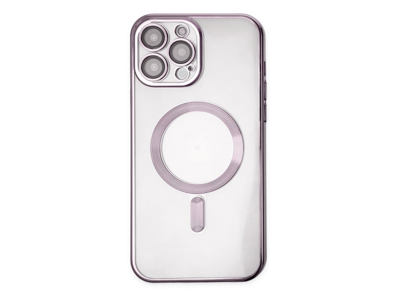 Newface iPhone 14 Pro Kılıf Kross Magneticsafe Kapak - Mor