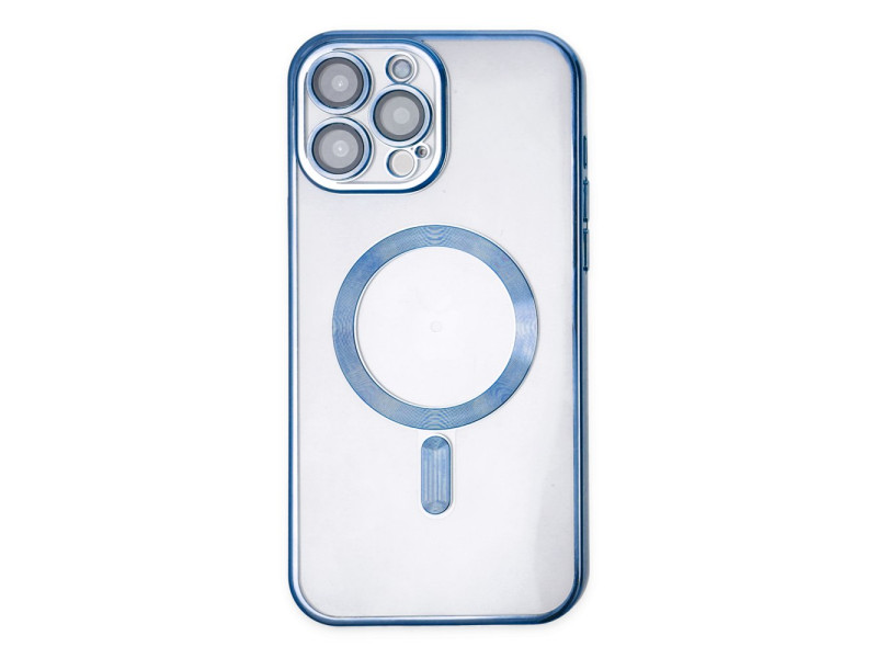 Newface iPhone 14 Pro Kılıf Kross Magneticsafe Kapak - Sierra Blue
