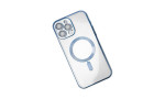 Newface iPhone 14 Pro Kılıf Kross Magneticsafe Kapak - Sierra Blue