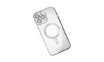 Newface iPhone 14 Pro Kılıf Kross Magneticsafe Kapak - Gümüş