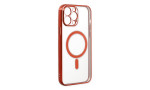 Newface iPhone 14 Pro Kılıf Magneticsafe Lazer Silikon - Kırmızı