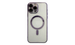 Newface iPhone 14 Pro Kılıf Magneticsafe Lazer Silikon - Mor