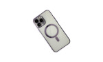 Newface iPhone 14 Pro Kılıf Magneticsafe Lazer Silikon - Mor