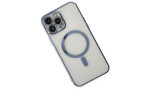 Newface iPhone 14 Pro Kılıf Magneticsafe Lazer Silikon - Sierra Blue