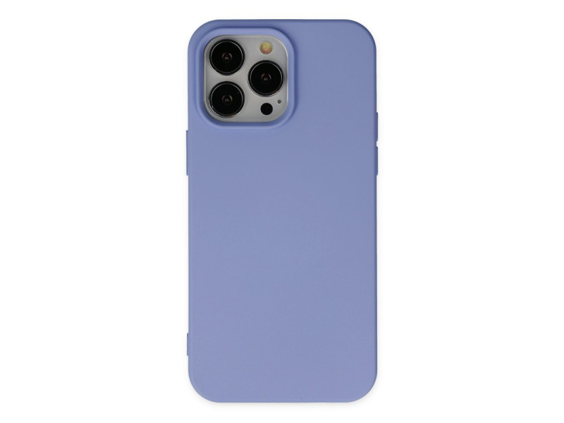 Newface iPhone 14 Pro Kılıf Nano içi Kadife Silikon - Lila