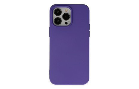 Newface iPhone 14 Pro Kılıf Nano içi Kadife Silikon - Mor