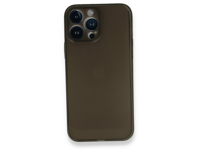 Newface iPhone 14 Pro Kılıf PP Ultra İnce Kapak - Gri