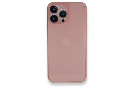Newface iPhone 14 Pro Kılıf PP Ultra İnce Kapak - Pembe