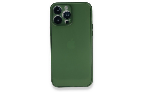 Newface iPhone 14 Pro Kılıf PP Ultra İnce Kapak - Yeşil