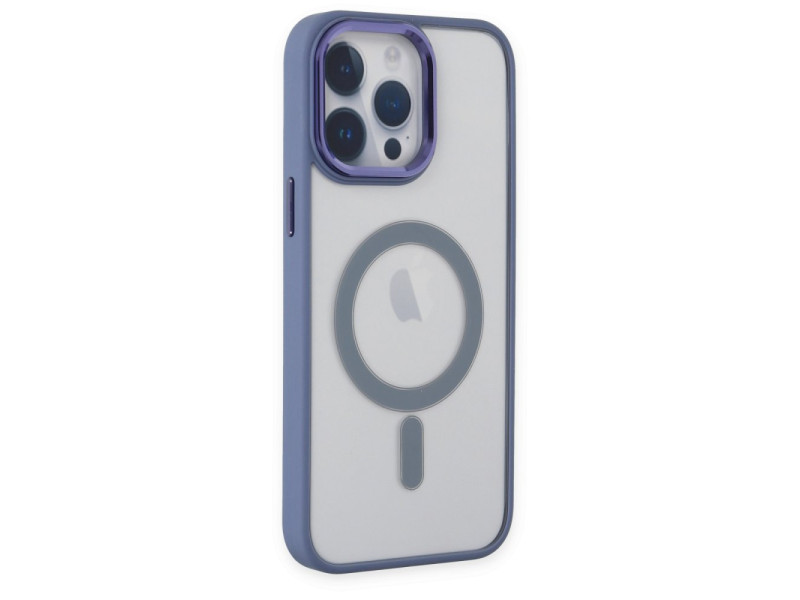 Newface iPhone 14 Pro Kılıf Room Magneticsafe Silikon - Sierra Blue