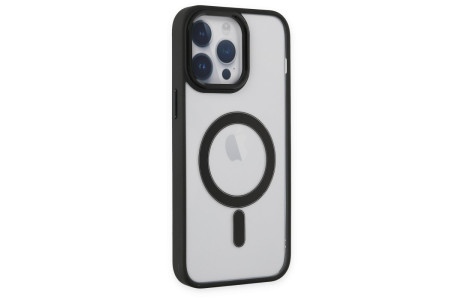Newface iPhone 14 Pro Kılıf Room Magneticsafe Silikon - Siyah