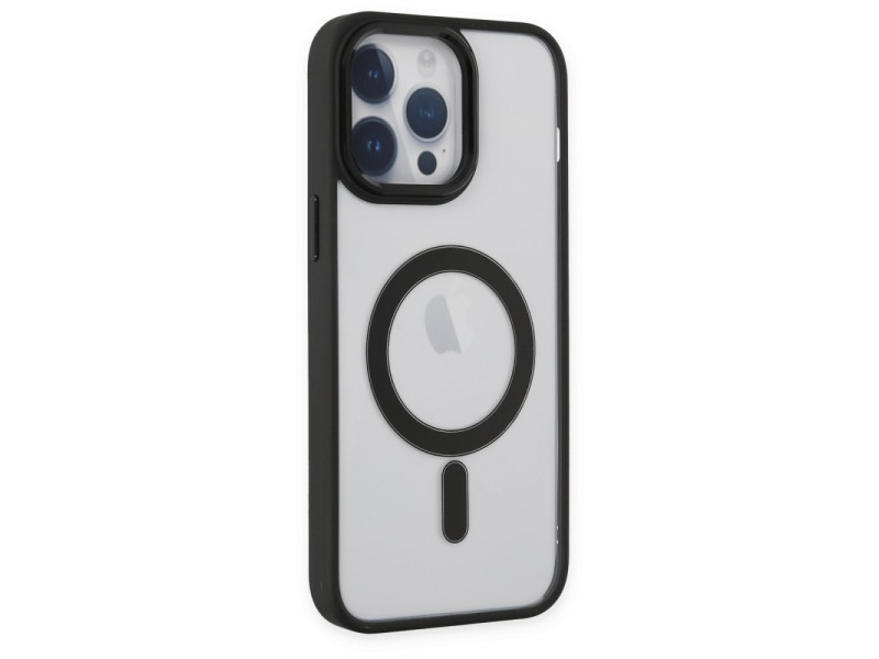 Newface iPhone 14 Pro Kılıf Room Magneticsafe Silikon - Siyah