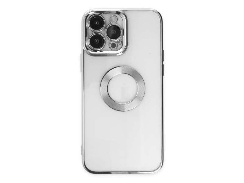Newface iPhone 14 Pro Kılıf Slot Silikon - Gümüş