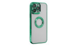 Newface iPhone 14 Pro Kılıf Slot Silikon - Köknar Yeşili