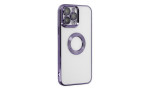 Newface iPhone 14 Pro Kılıf Slot Silikon - Mor