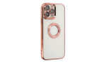 Newface iPhone 14 Pro Kılıf Slot Silikon - Rose Gold