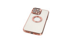 Newface iPhone 14 Pro Kılıf Slot Silikon - Rose Gold